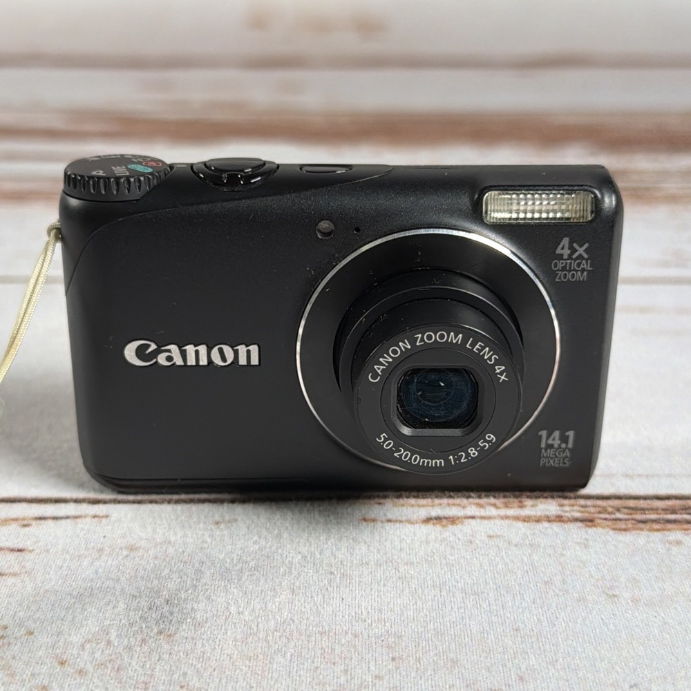 Canon PowerShot A2200 14.1MP Digital Camera - Black